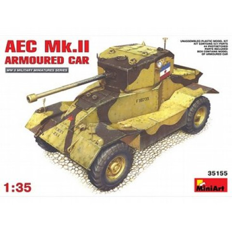 British AEC Mk.2 Armoured Car Model Kit-35155