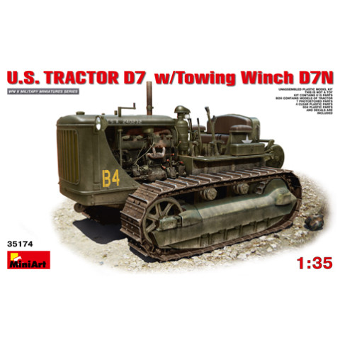 U.S. TRACTOR D7 w/Towing Winch D7N-35174