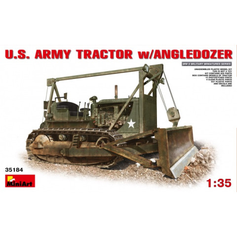 U.S. Army Tractor w/Angledozer-35184