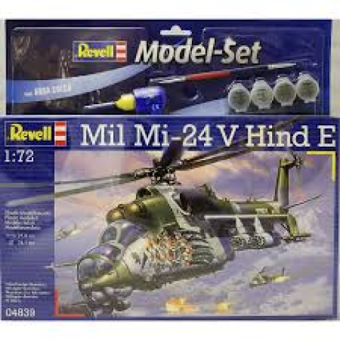 Model set MIL MI-24V Hind E & Lijm & Verf & Penseeltje -64839