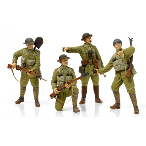WWI British Infantry - w/Small Arms & Equipment