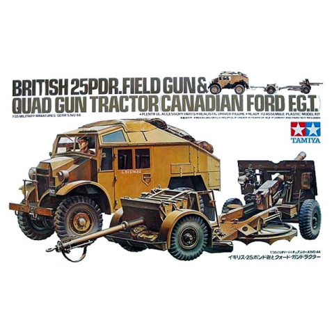 British 25Pdr. Field Gun & Quad Gun Tractor (Canadian Ford F.G.T.) 35044