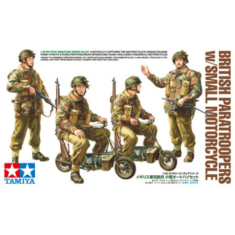 British Paratroopers - w/Small Motorcycle -35337