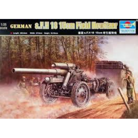 German s.F.H 18 15cm Field Howitzer-02304