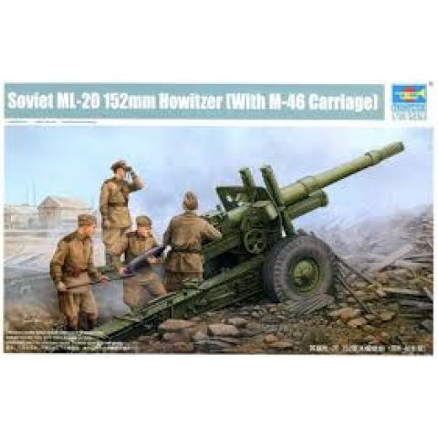 Soviet ML-20 152mm Howitzer (with M-46 Carriage)-02324