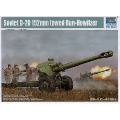 Soviet D-20 152mm towed gun-howitzer-02333
