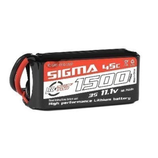 Sigma Lipo accu 11,1 Volt 1500 Mah XT60 -RC-G45-1500-3s1p