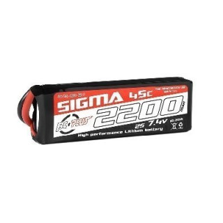 Sigma Lipo accu 7,4Volt 2200 Mah XT60 -RC-G45-2200-2s1p