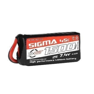 Sigma Lipo accu 7,4 Volt 1500 Mah XT60 -RC-G45-1500-2s1p
