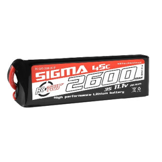 Sigma Lipo accu 11,1 Volt 2600 Mah XT60 -RC-G45-2600-3s1p