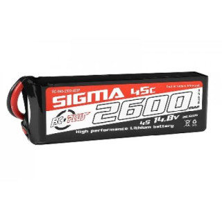 Sigma Lipo accu 14,8 Volt 2600 Mah XT60 -RC-G45-2600-4s1p