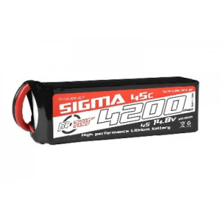 Sigma Lipo accu 14,8 Volt 4200 Mah XT60 -RC-G45-4200-4s1p