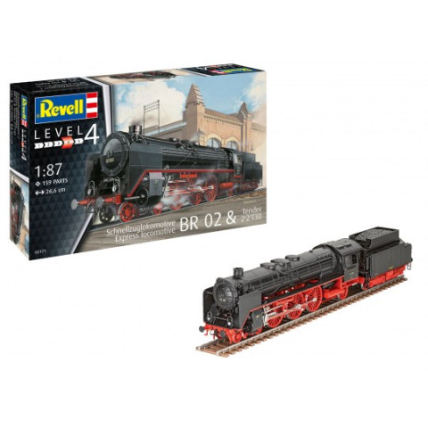 Schnellzuglokomotive BR 02 & Tender 2'2'T30 -02171