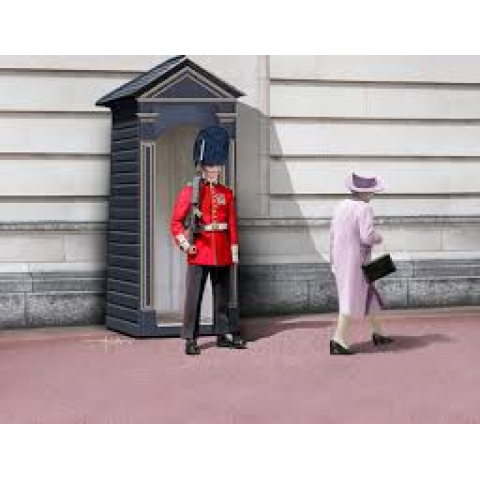 British Queen's Guards Grenadier & Lijm & Verf & Penseeltje -62800