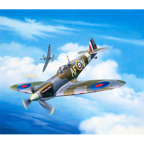 Spitfire Mk.IIa & Lijm & Verf & Penseeltje -63953
