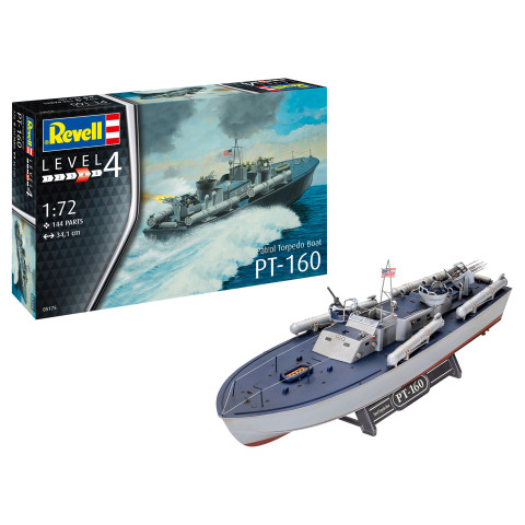 Model Set Patrol Torpedo Boat PT-160 & Lijm & Verf & Penseeltje -05175