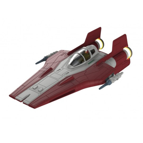 Resistance A-wing Fighter, red Clic & Play  & Sound & Light -06770