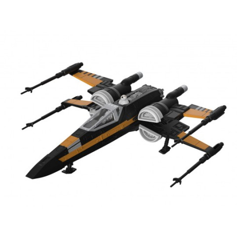 Poe's Boosted X-wing Fighter Clic & Play  & Sound & Light -06777
