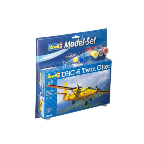 DHC-6 Twin Otter& Verf & Lijm & Penseel -64901