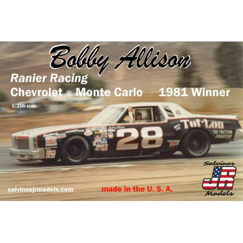 Bobby Allison’s Chevrolet Monte Carlo 1981 Winner -BAMC1981R