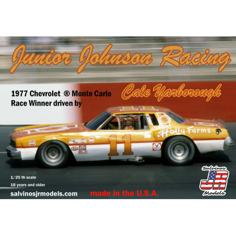 Junior Johnson Racing 1977 Chevrolet Monte Carlo driven by Cale Yarborough -JJMC1977NW