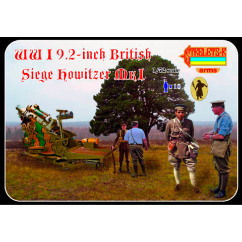 WWI 9,2-Inch British Siege Howitzer M-I -A012