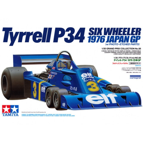 Tyrrell P34 1976 Japan GP w/PE -20058