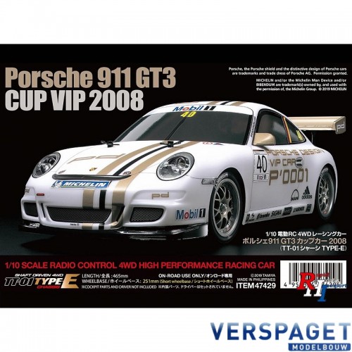Buiten adem Skiën Marxisme Tamiya RC Porsche 911 GT3 Cup08 (TT-01E) -47429