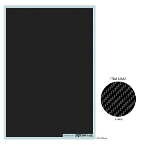 Carbon Pattern Decal Set - Plain Weave/Extra Fine -12680