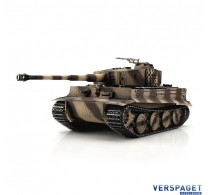 RC Pro-Edition 1/16 RC Tiger I Late Version desert  Tank metal edition IR geleverd in luxe houten krat & Rook uit de loop Versie -11502-DE