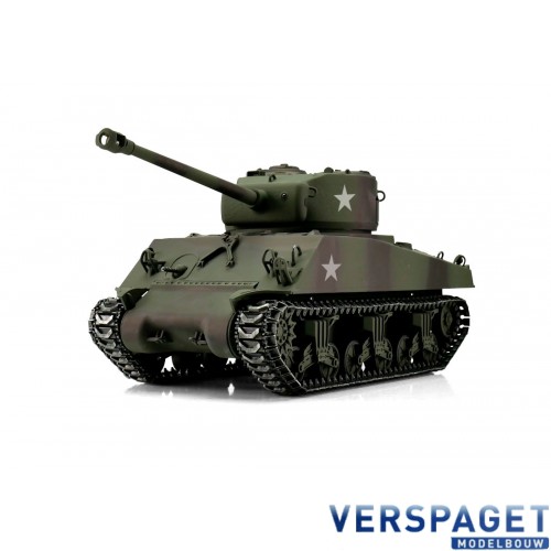 RC Pro-Edition Sherman M4A3 76mm tarn Tank metal edition BB geleverd in luxe houten krat -1114213060