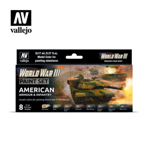 WWIII American Armour & Infantry -70220