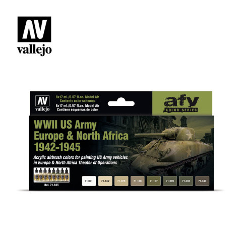 Air Paint Set - WWII US Army Europe & North Africa 1942-1945  