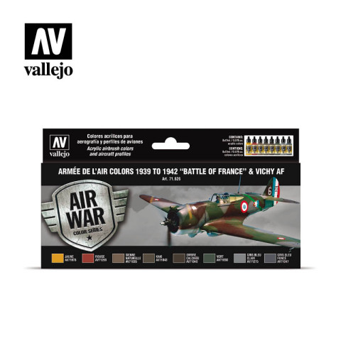Air Paint Set - 1939 to 1942 “Battle of France” & Vichy AF