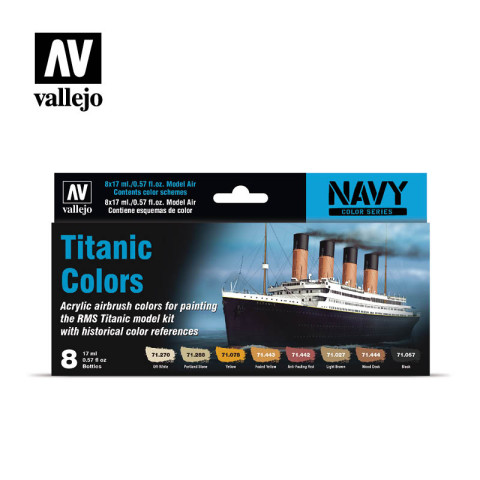 Air Paint Set - Titanic Colors - 71.646