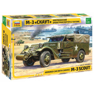 M-3 SCOUT Armored Car with canvas -3581