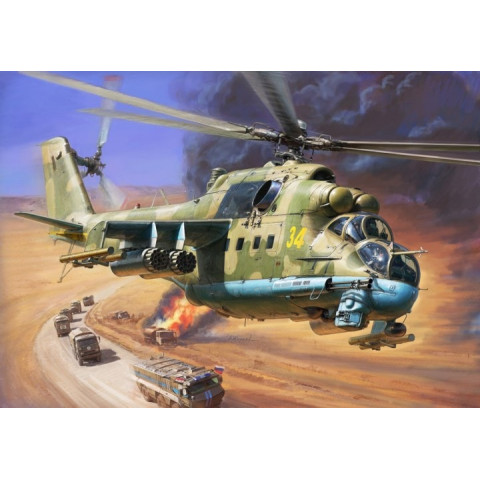 Soviet Attack Helicopter MI-24P -7315