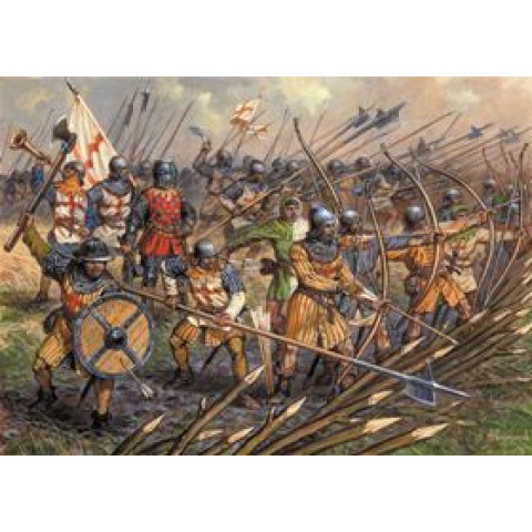 English Infantry 100th Year War 14th - 15th Century -8060